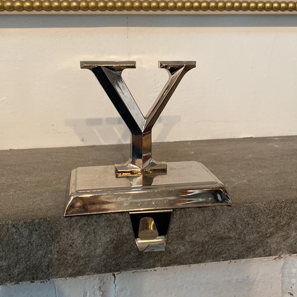 Silver Metal Christmas Holiday stockings holders - Picture 5 of 6